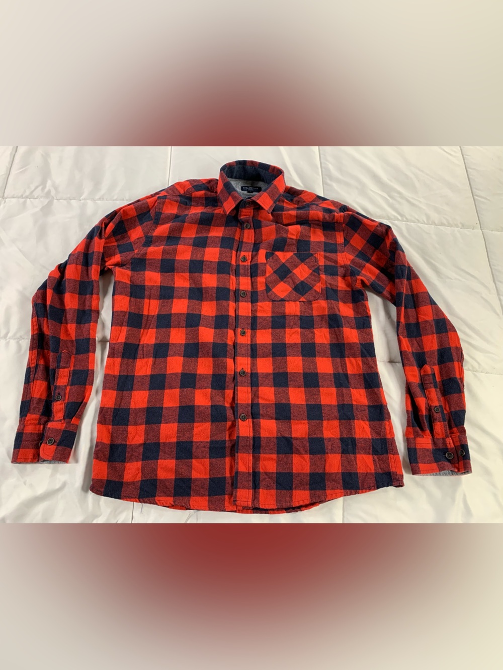 Pre loved RUE SAINT-PATRICK flannel mens size M